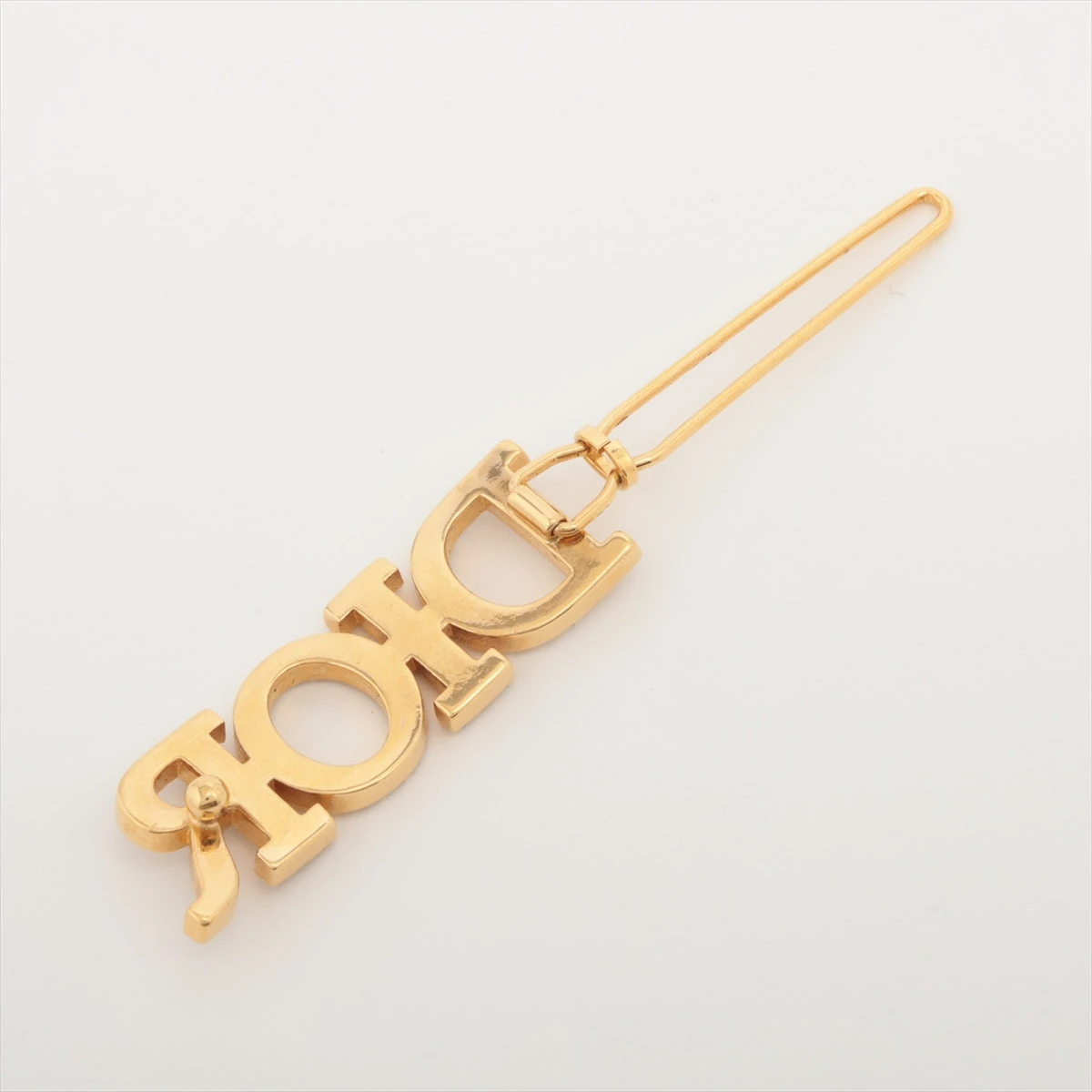 【希少☆極美品】Dior CD ヘアクリップ ヘアピン ゴールド ラインストーン Christian Dior クリスチャンディオール ヘアクリップ ヘアピン