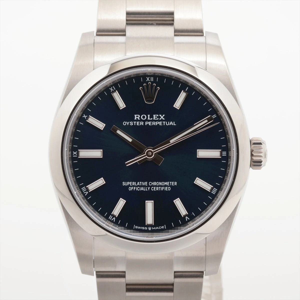 Rolex 124200 Oyster Perpetual 34mm, Black Dial, Smooth Bezel
