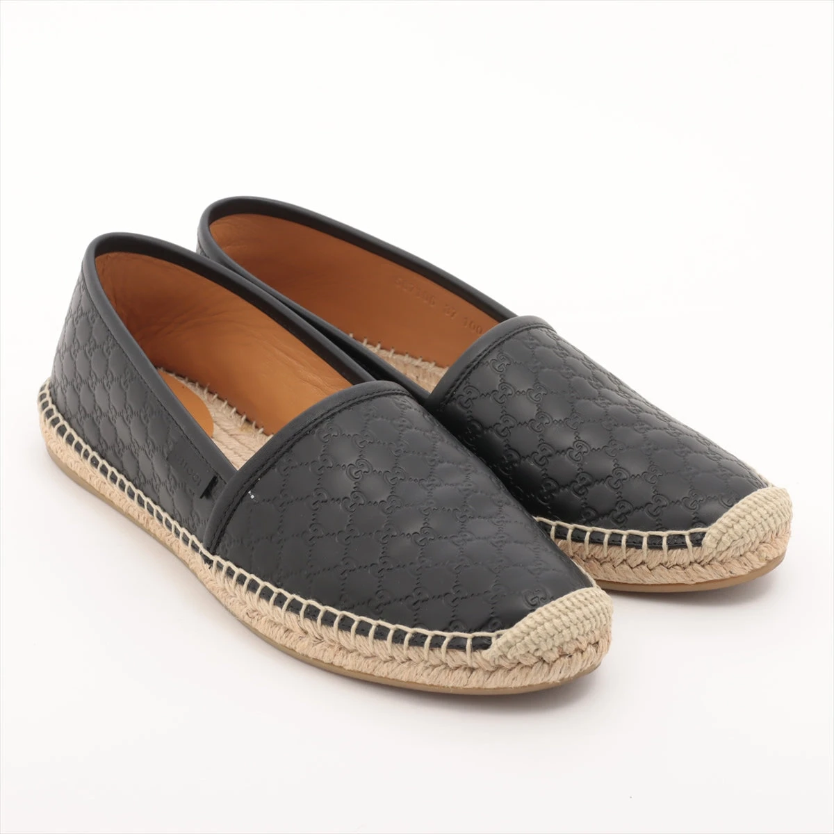 グッチ GUCCI レザー エスパドリーユ ブルー 567112