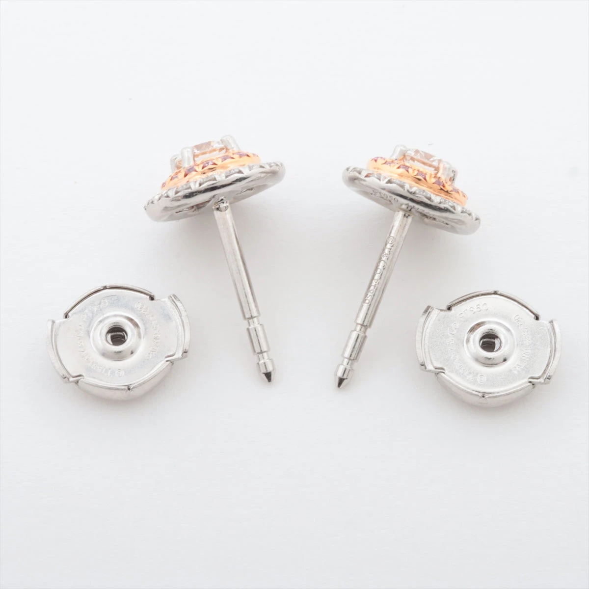 定価100万以上　ティファニーピアス　プラチナ950 ピンクダイヤモンド 定価100万以上 ティファニーピアス プラチナ950 ピンクダイヤモンド