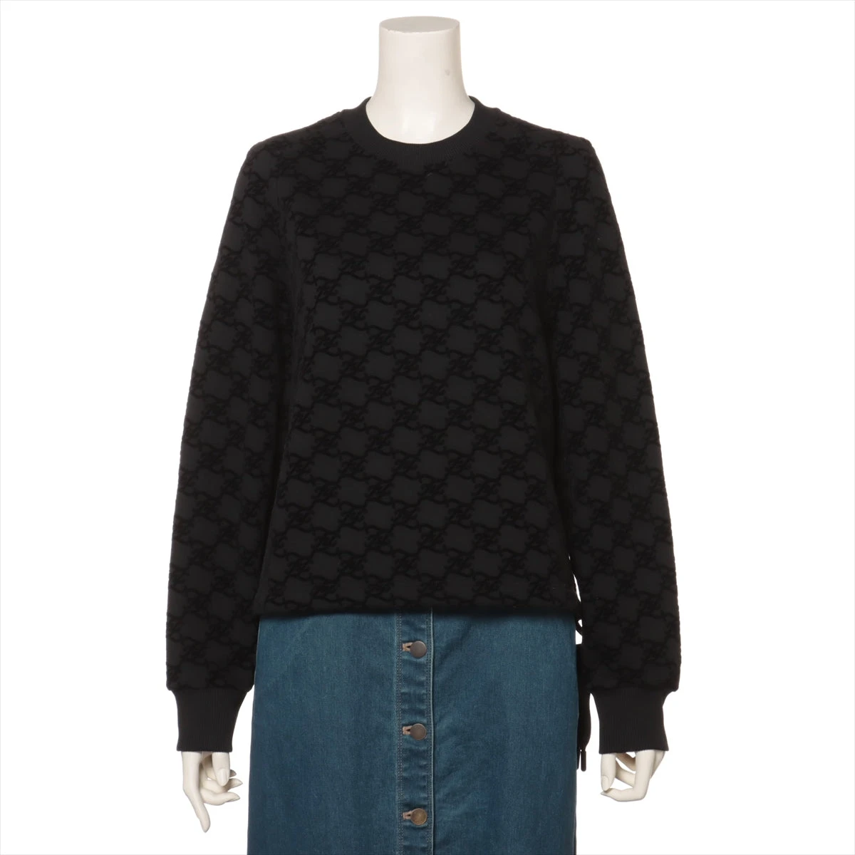 FENDI ブラック スウェット XS （XS以下 FENDI(フェンディ