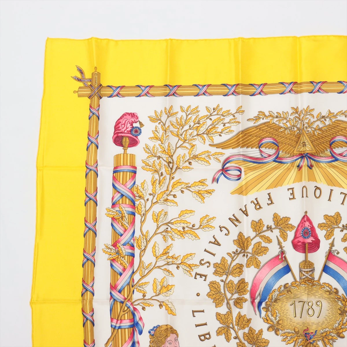 HERMES　エルメス　スカーフ　カレ90　1789 HERMES エルメス カレ90 1789 LIBERTE EGALITE FRATERNITE