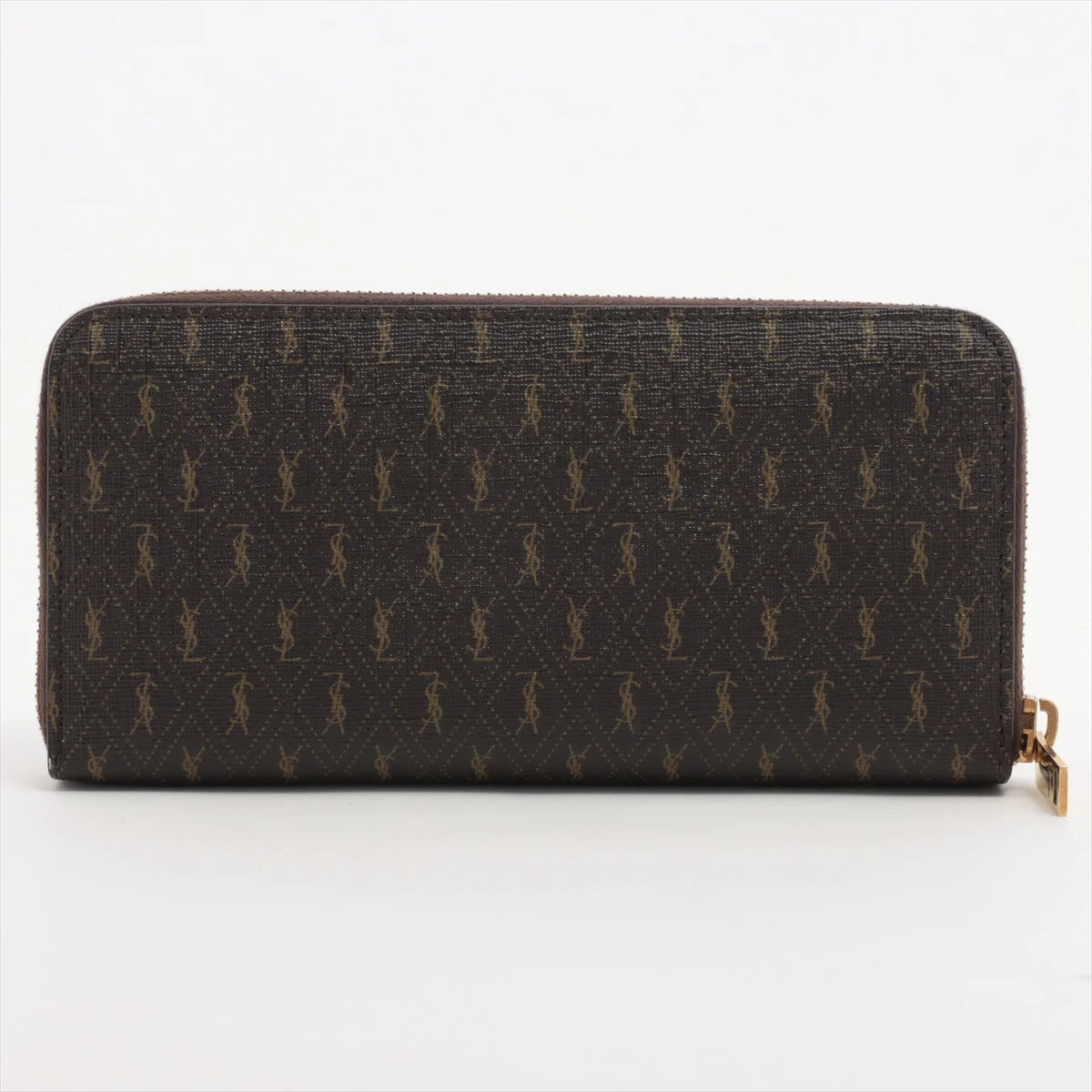 【極美品】SAINT LAURENT 保存袋付　ブラック　ブラウン　ラウンド 極美品】SAINT LAURENT 保存袋付 ブラック ブラウン ラウンド 【公式通販】