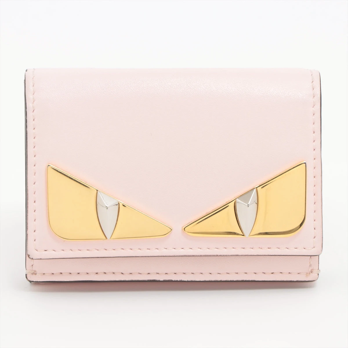 フェンディ モンスター 8M0395 レザー 財布 ピンク A2594149