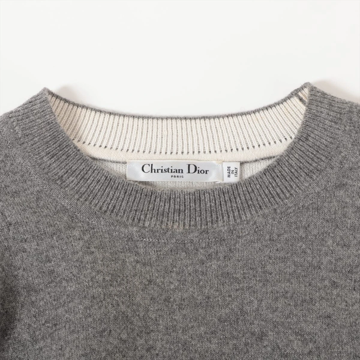 クリスチャンディオール カシミヤ×ナイロン ニット I38 レディース 