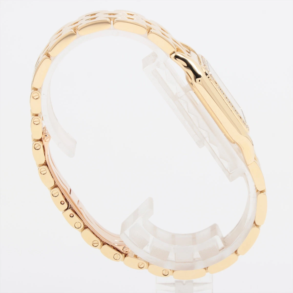 カルティエ パンテール ドゥ カルティエ MM WJPN0016 YG QZ シルバー