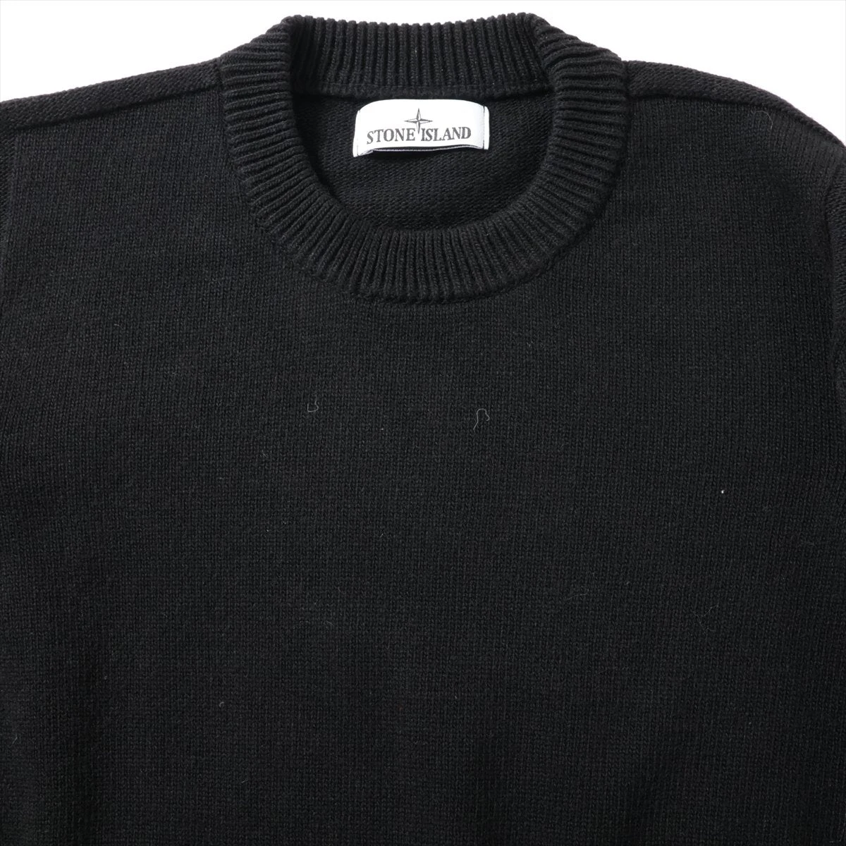 ストーンアイランド ウール×ナイロン ニット XXL メンズ ブラック  