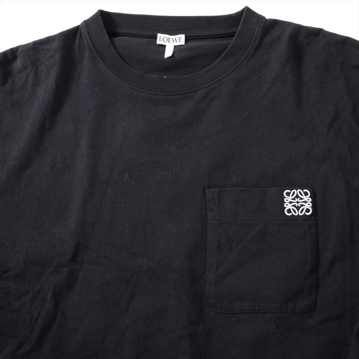 ロエベ アナグラム 23AW コットン×ポリウレタン ロングTシャツ S 