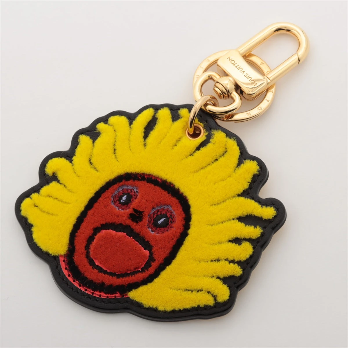 ヴィトン×草間彌生 CX0273 チャーム GP×PVC イエロー M01130