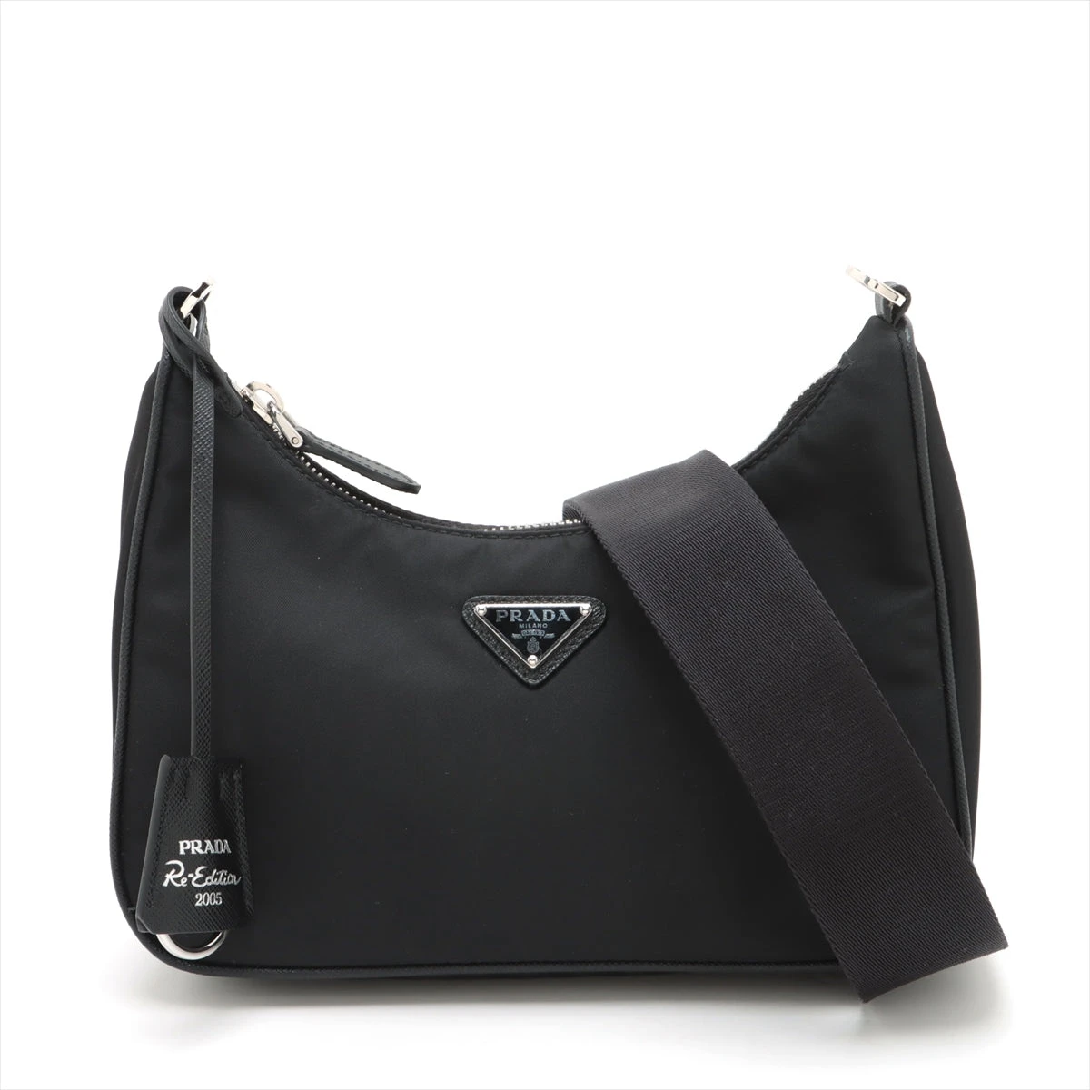 プラダ テスート ナイロン ショルダーバッグ ブラック A2723873｜中古  