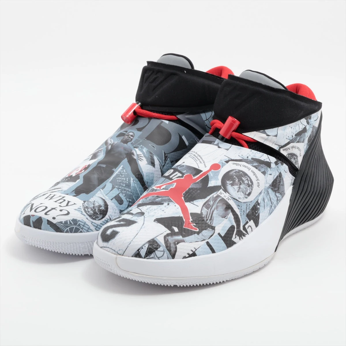 ナイキ JORDAN WHY NOT ZER0.1 PFX レザー×メッシュ ハイカット  