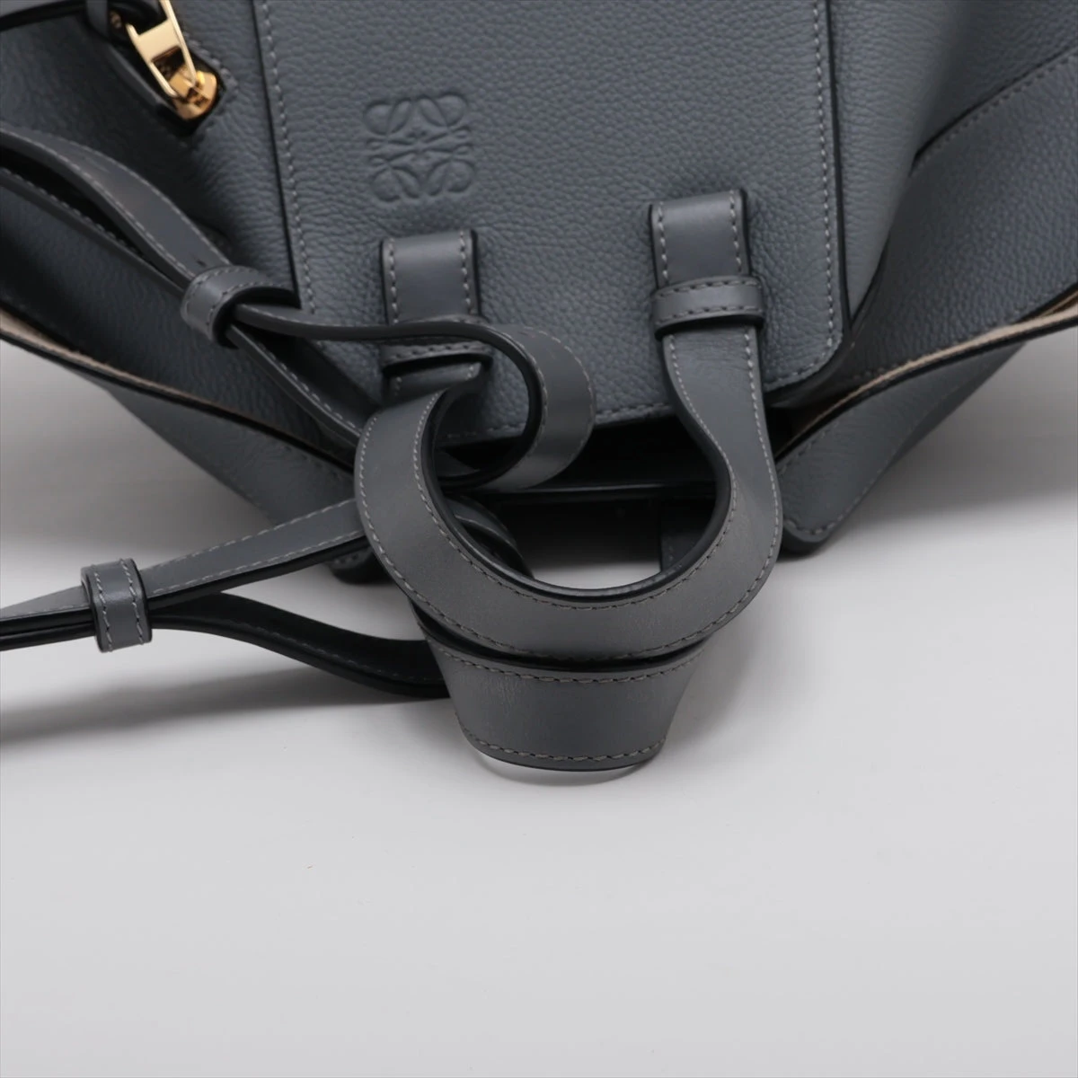 ロエベ　ハンモック　スモール　グレー　美品 楽天市場】N【中古】【LOEWE】ロエベ ハンモックバッグ・ミニ