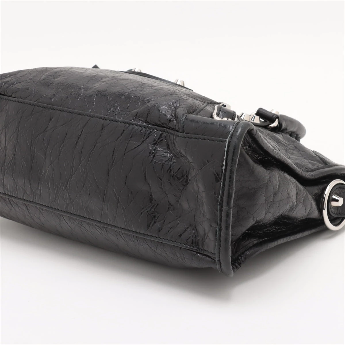 バレンシアガ クラシックシティ レザー 2WAYハンドバッグ ブラック