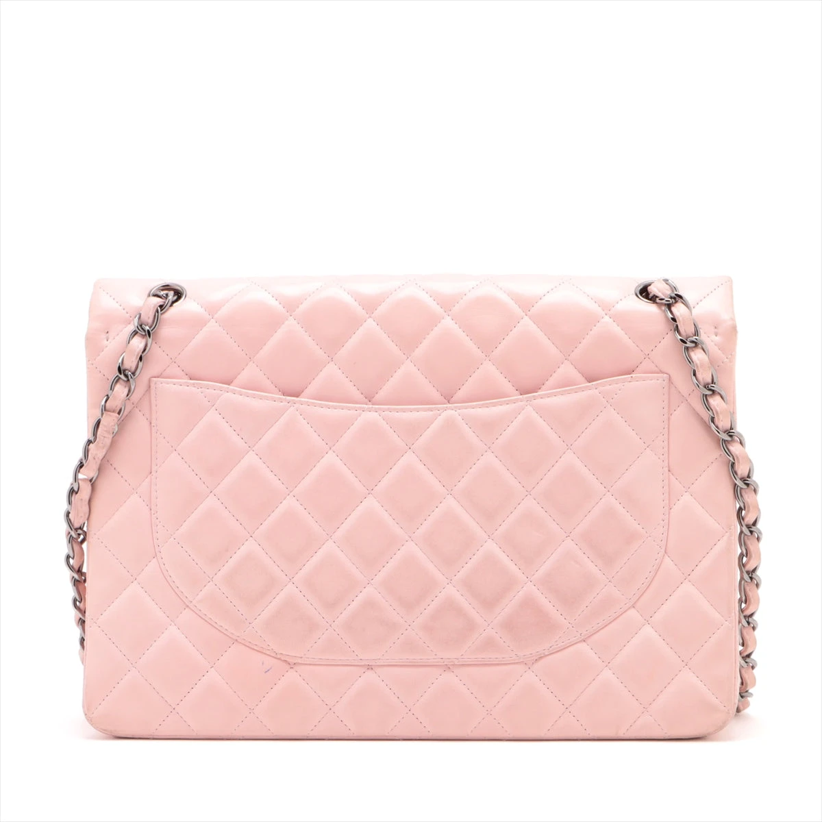 シャネル デカマトラッセ34 マキシ ラムスキン シングルフラップ