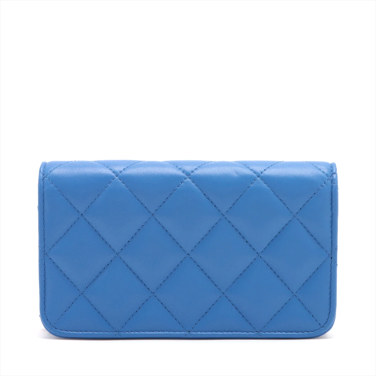 本日限定お値下げ！CHANEL マトラッセ　ウォレット　ブルー 楽天市場】シャネル 財布 レディース コンパクトウォレット 二