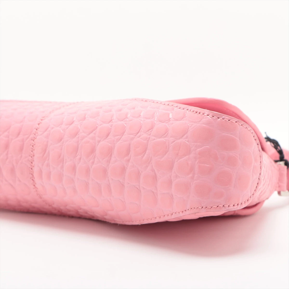 バレンシアガ クロコ型押し XX スモール フラップ クロスボディバッグ ピンク バレンシアガ XX スモール フラップ クロスボディバッグ クロコ型押し