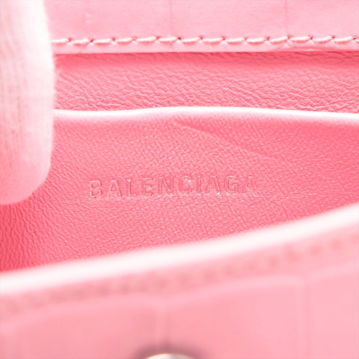 バレンシアガ XX スモール フラップ クロスボディバッグ クロコ