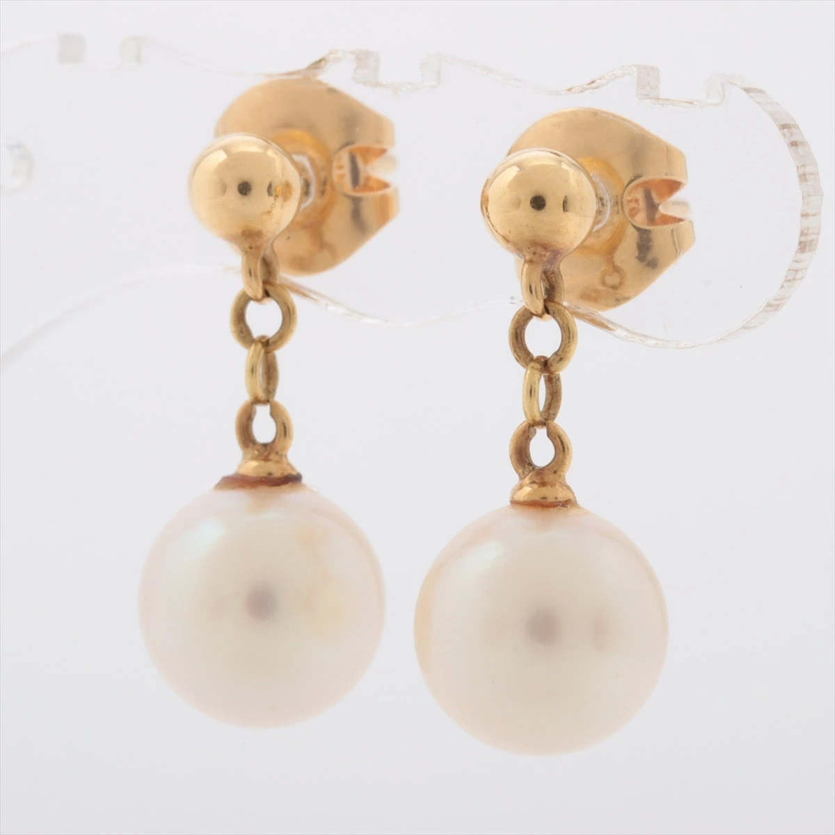 パール k18 ゴールド ピアス フックピアス 結婚式フォーマル
