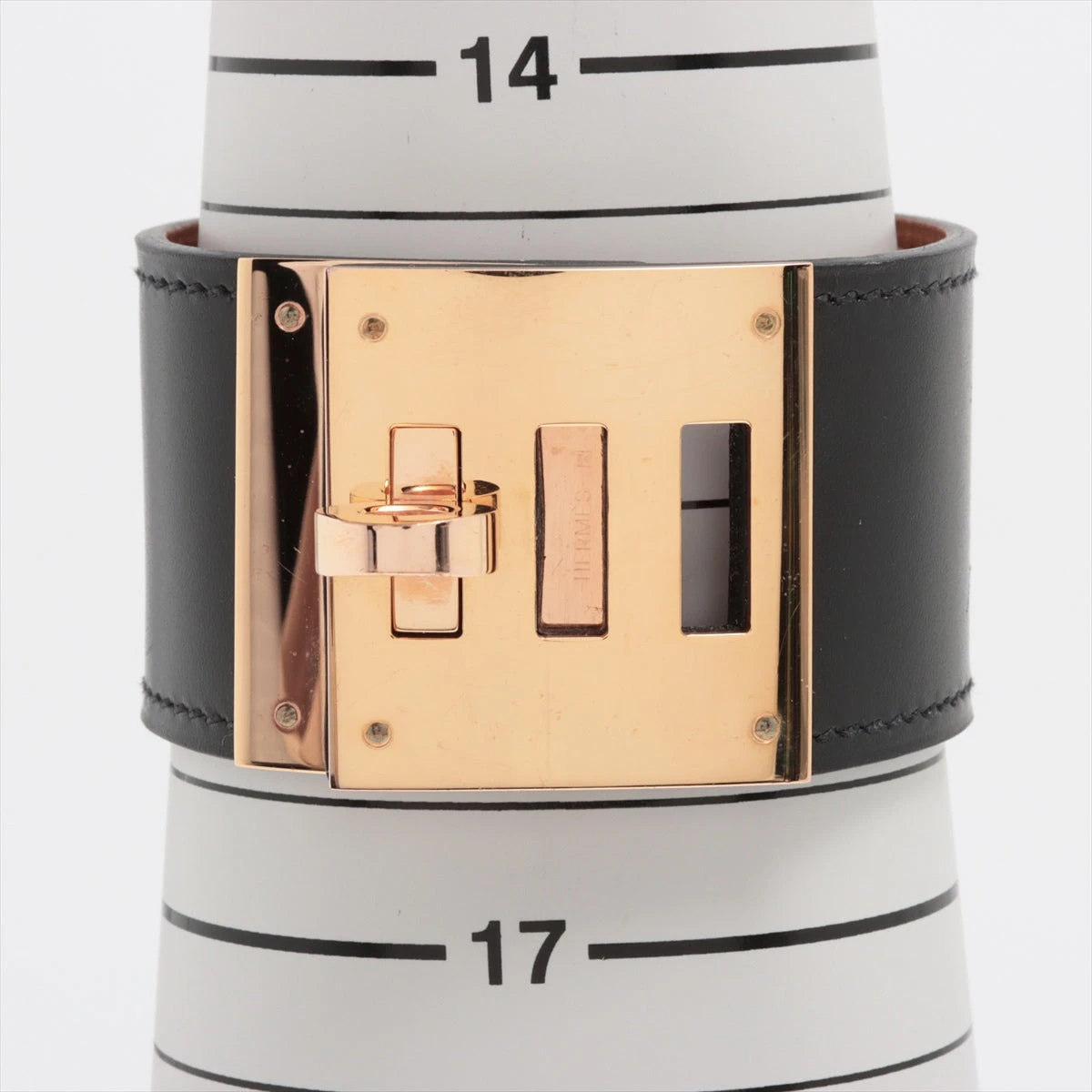 エルメス ケリードッグ C：2018年 ブレスレット T2 GP×革 ブラック