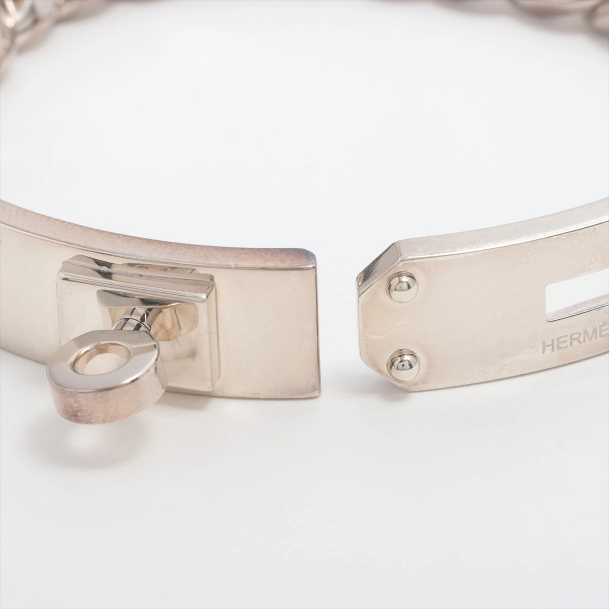 エルメス ケリーグルメットGM ブレスレット LG 925 79.0g シルバー  