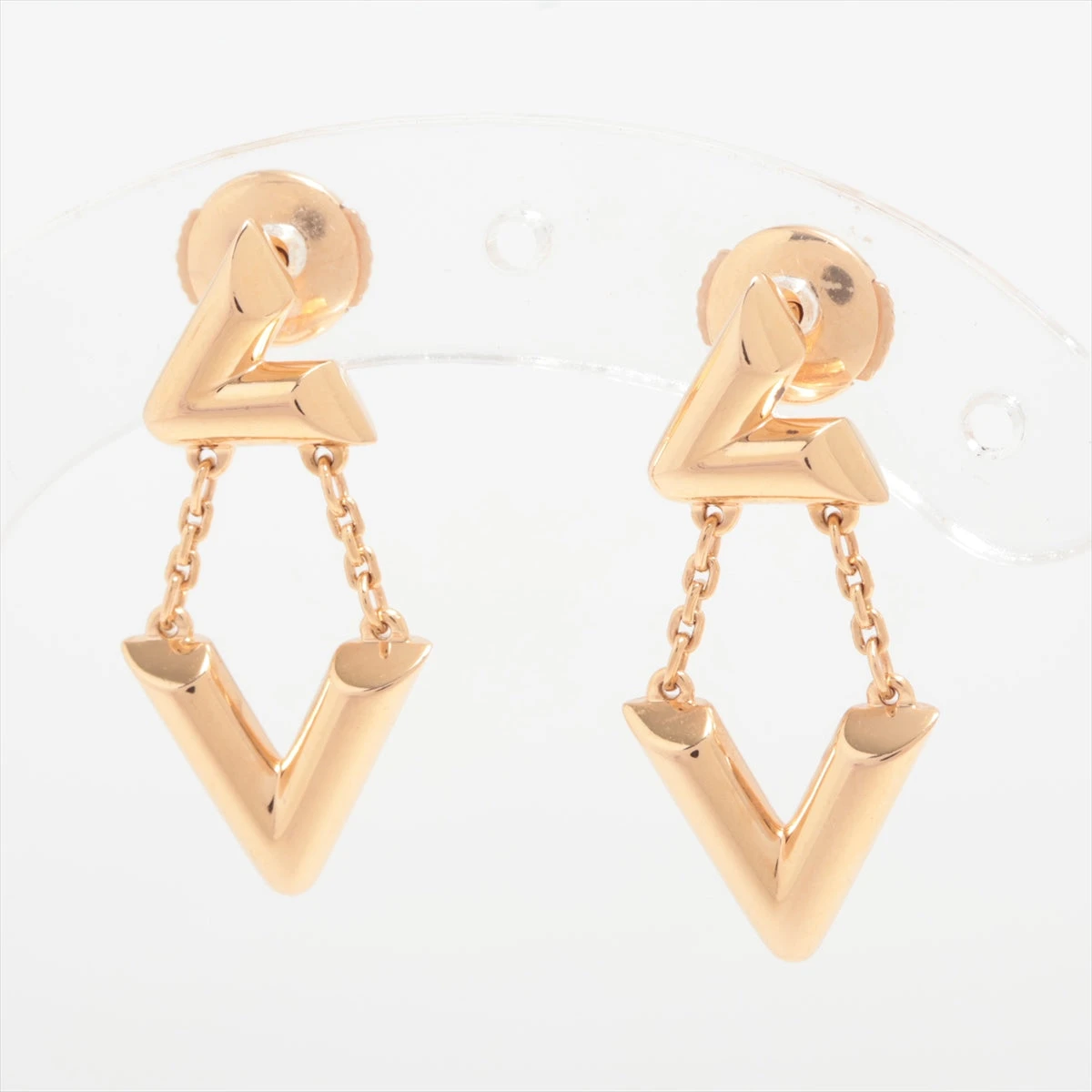 極美品】ヴィトン ピアス LV ヴォルト アップサイド ダウン 750