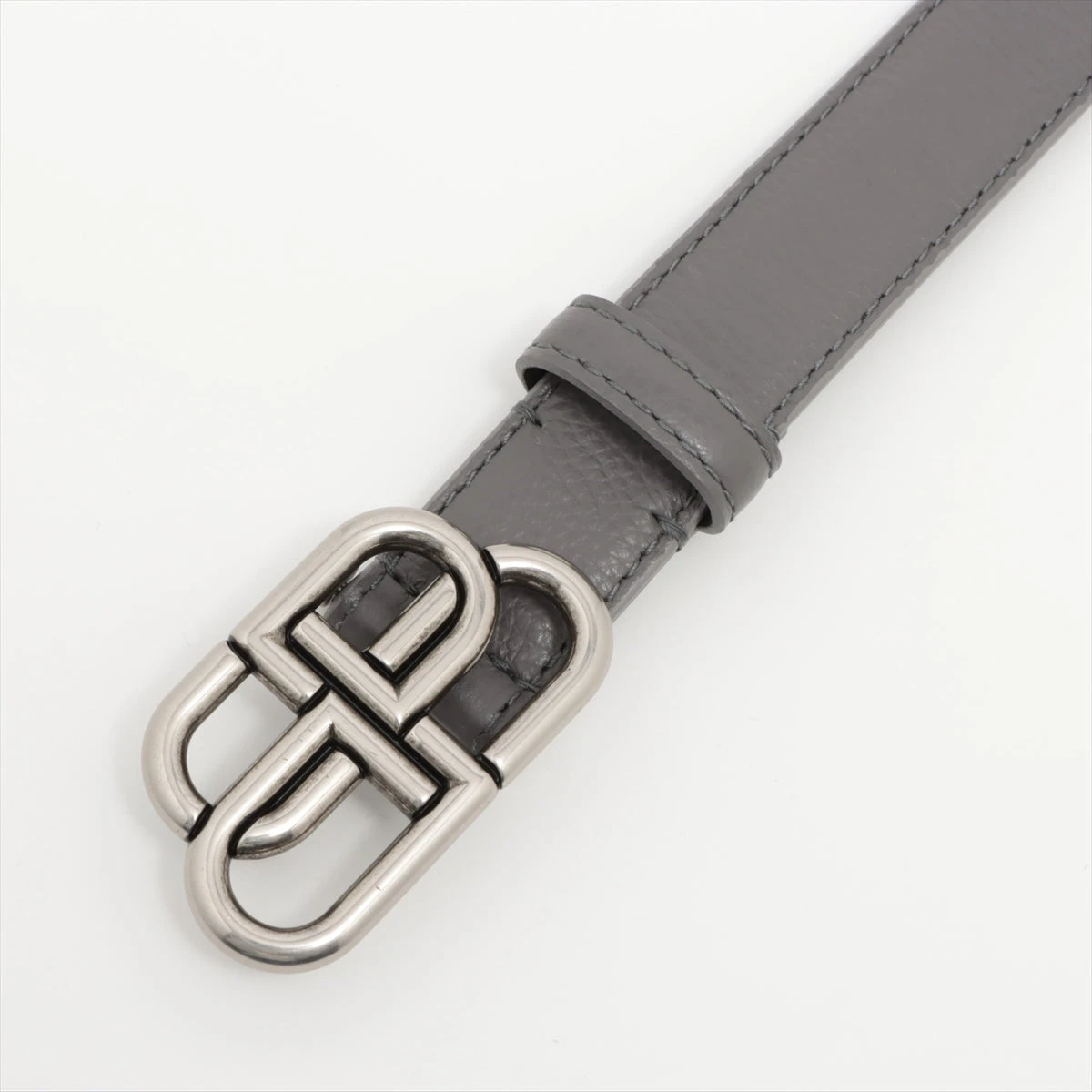 バレンシアガ 581690 ベルト 80 レザー グレー A2735276｜中古