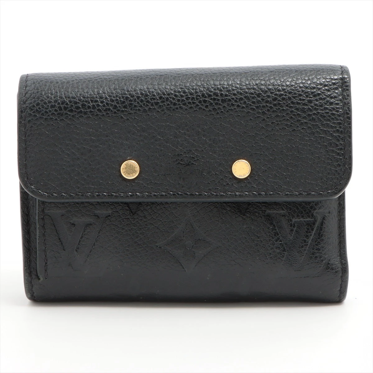 ルイヴィトン ポルトフォイユ　LVポンヌフ コンパクト　ノワール　黒 ルイ・ヴィトン(LOUIS VUITTON)ルイ・ヴィトン ポルトフォイユ