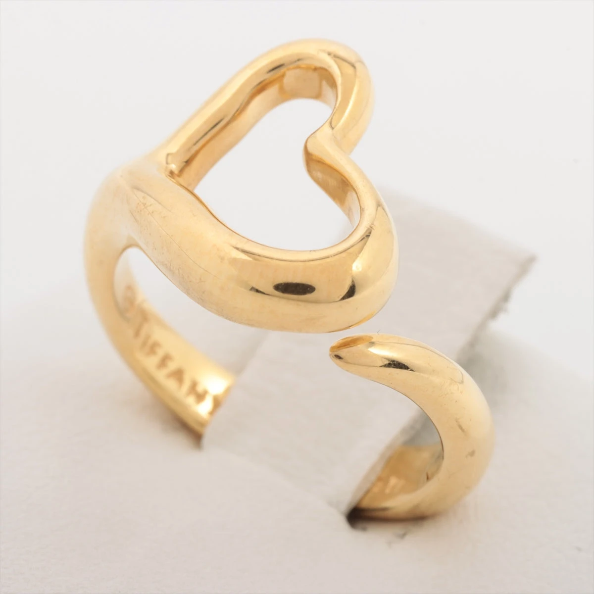 ティファニー オープンハート リング 750(YG) 6.3g A2729823｜中古  