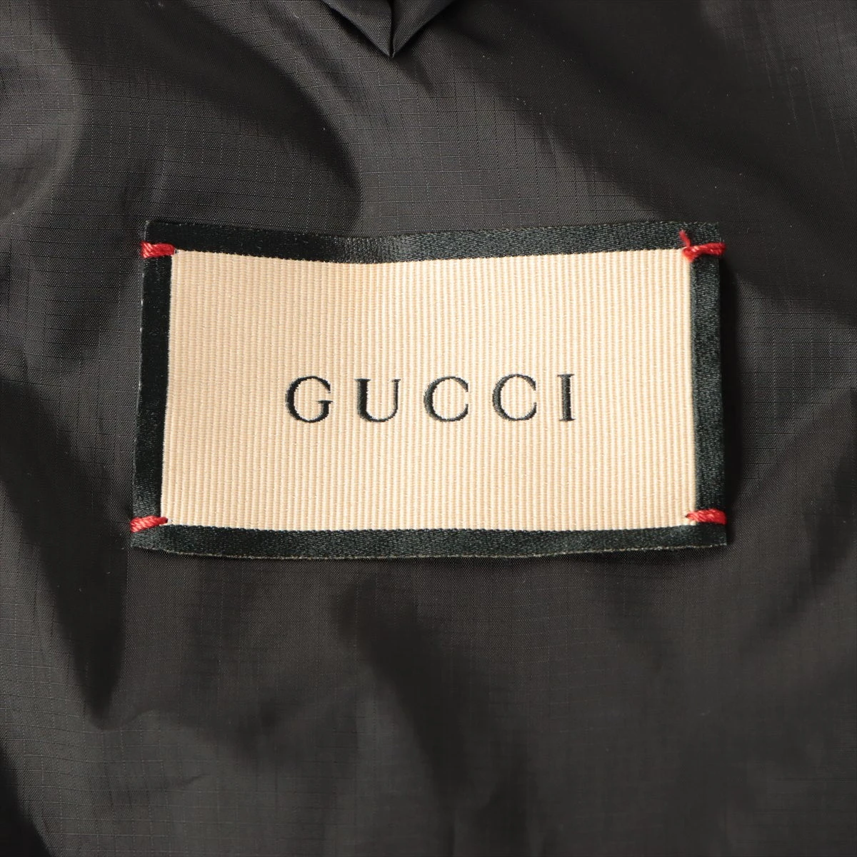 グッチ 23年 ポリエステル×ナイロン ジャケット 48 ブラック 2WAY