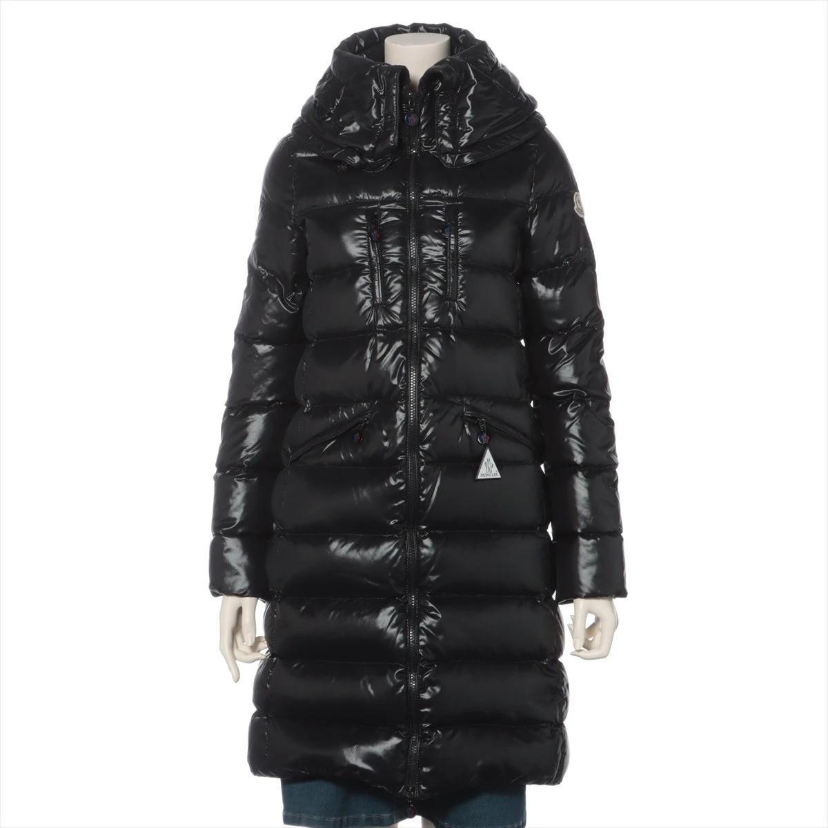 Moncler 黒 ダウンジャケット フード付き　サイズ00 MONCLER 黒 ダウンジャケット フード付き 0サイズ MONCLER 黒 ダウン