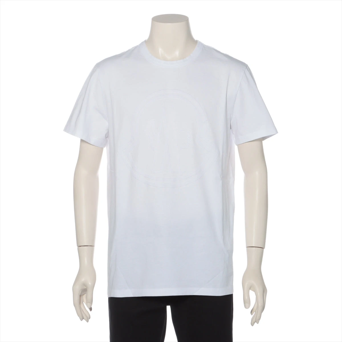 モンクレール 20年 コットン Tシャツ L メンズ ホワイト