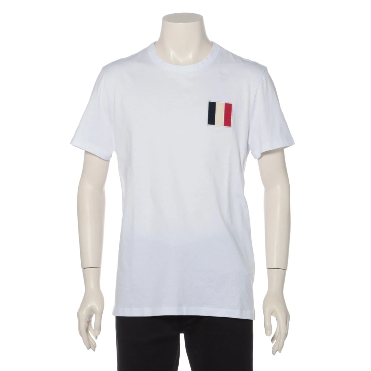 モンクレール 19年 コットン Tシャツ L メンズ ホワイト