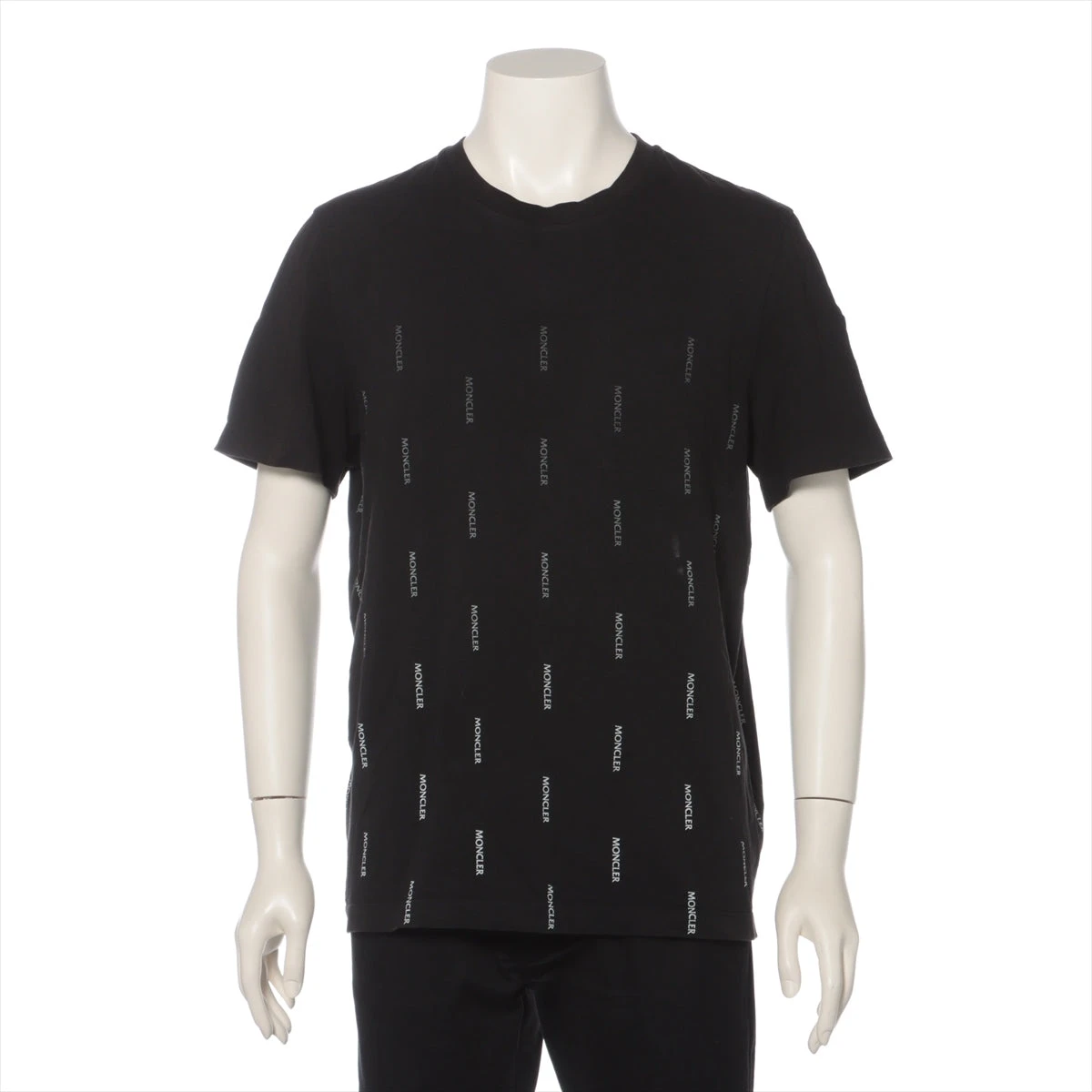モンクレール 20年 コットン Tシャツ M メンズ ブラック G10918C7B110 