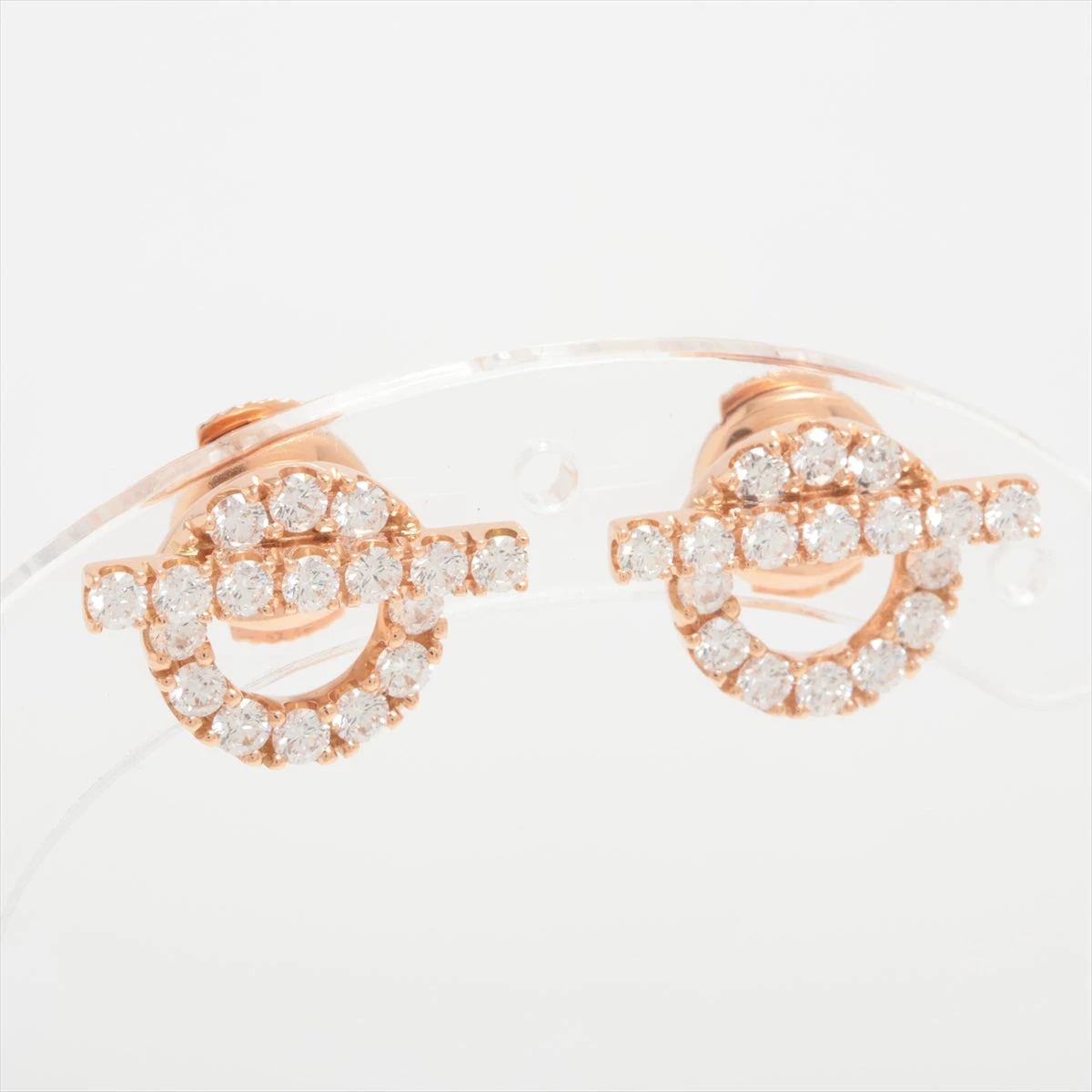 エルメス フィネス ダイヤ ピアス 750(PG) 4.1g D0.92 D0.92 A2722082