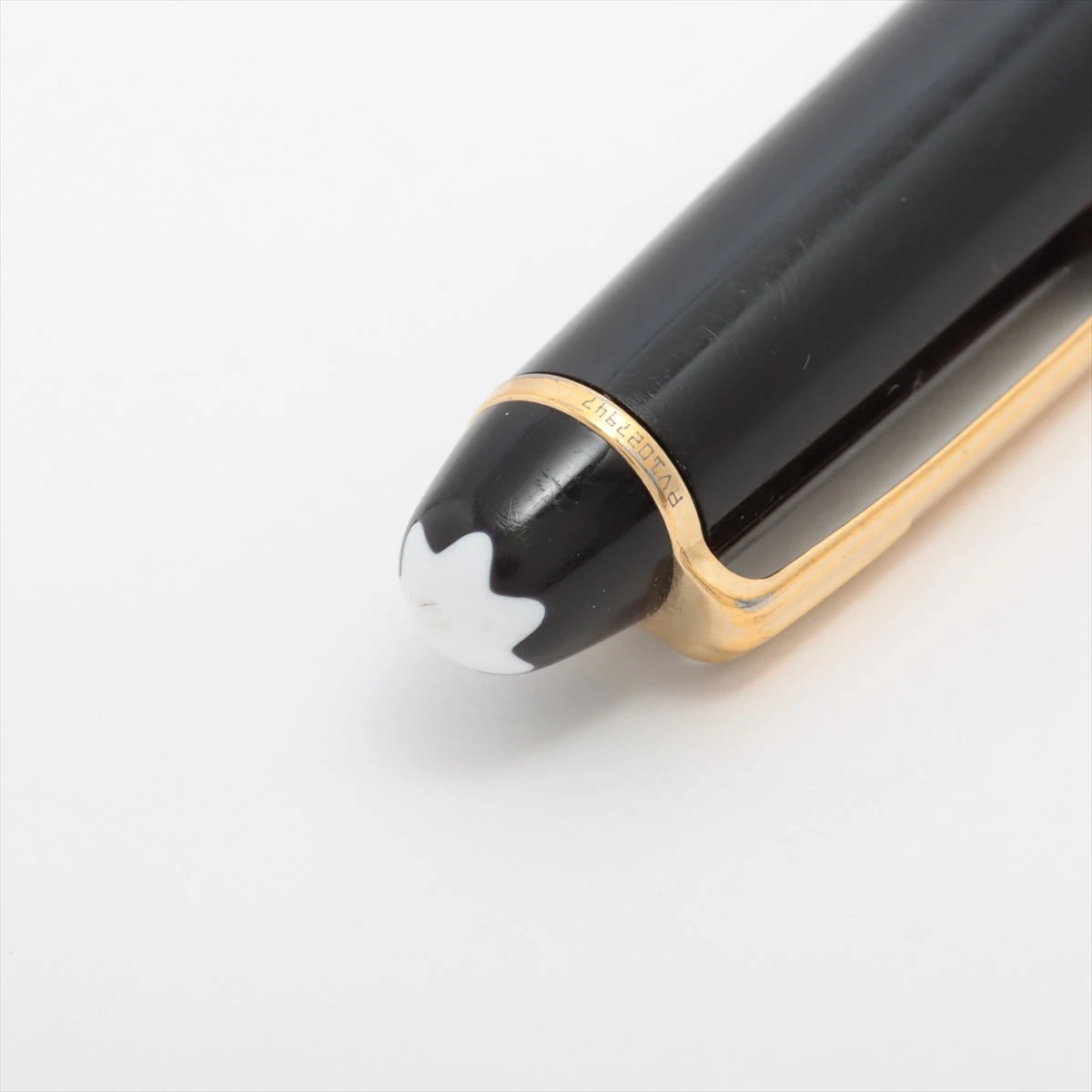 モンブラン 万年筆 レジン ブラック キズ スレ 汚れ ペン先18K