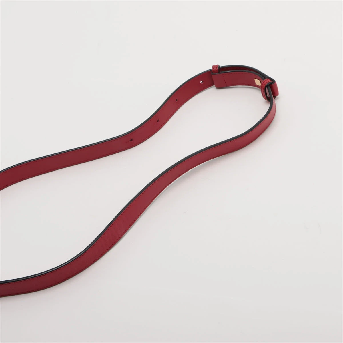 ロエベ フラメンコクラッチ レザー ショルダーバッグ レッド