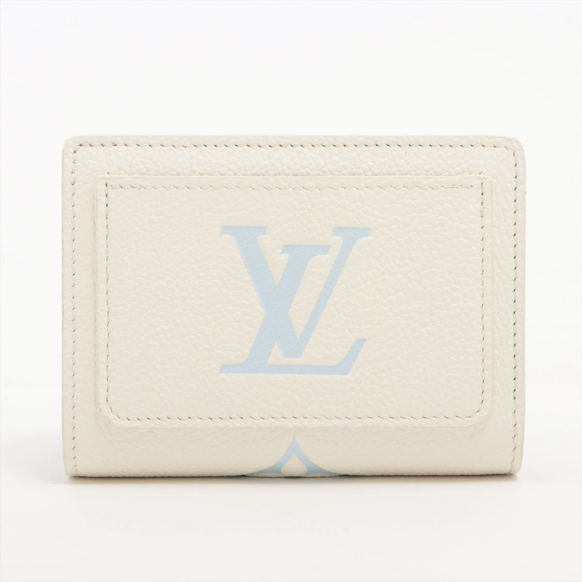 ヴィトン モノグラムアンプラント ポルトフォイユ クレア 型番 ブルー