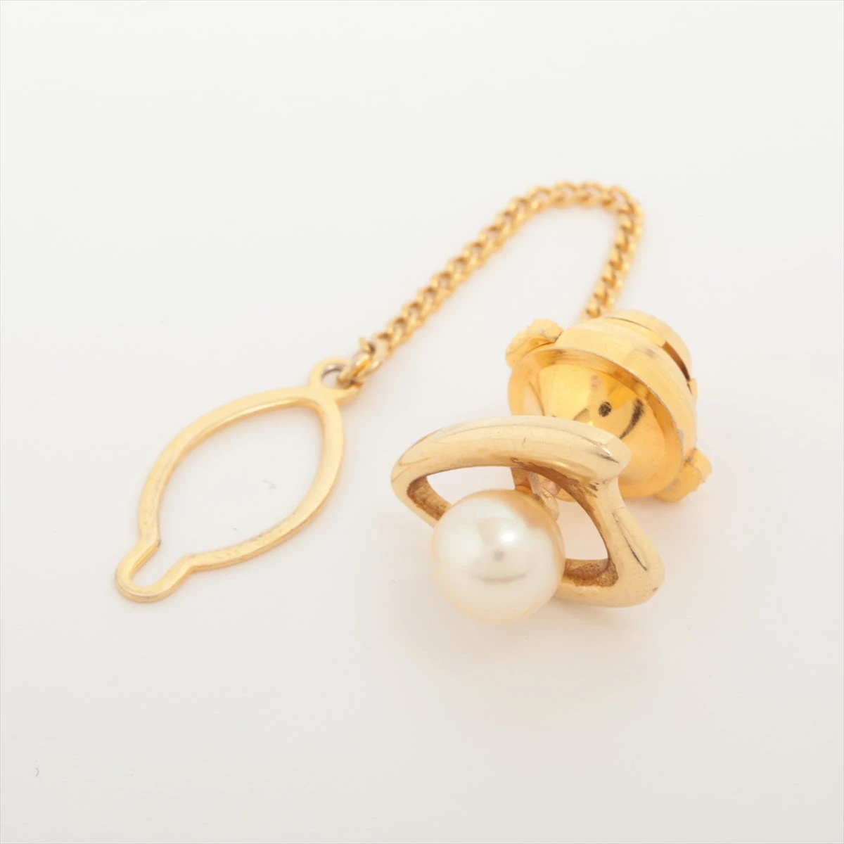 ミキモト　タイピンカフス（個別も☆）皇室御用達ブランド MIKIMOTO ミキモト タイピン&カフスセット ゴールドカラー
