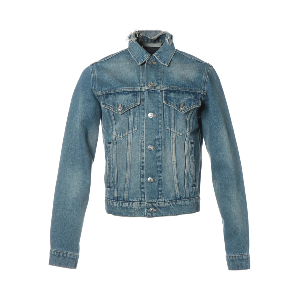 BALENCIAGA / ロゴ デニム ナイロンジャケット メンズ