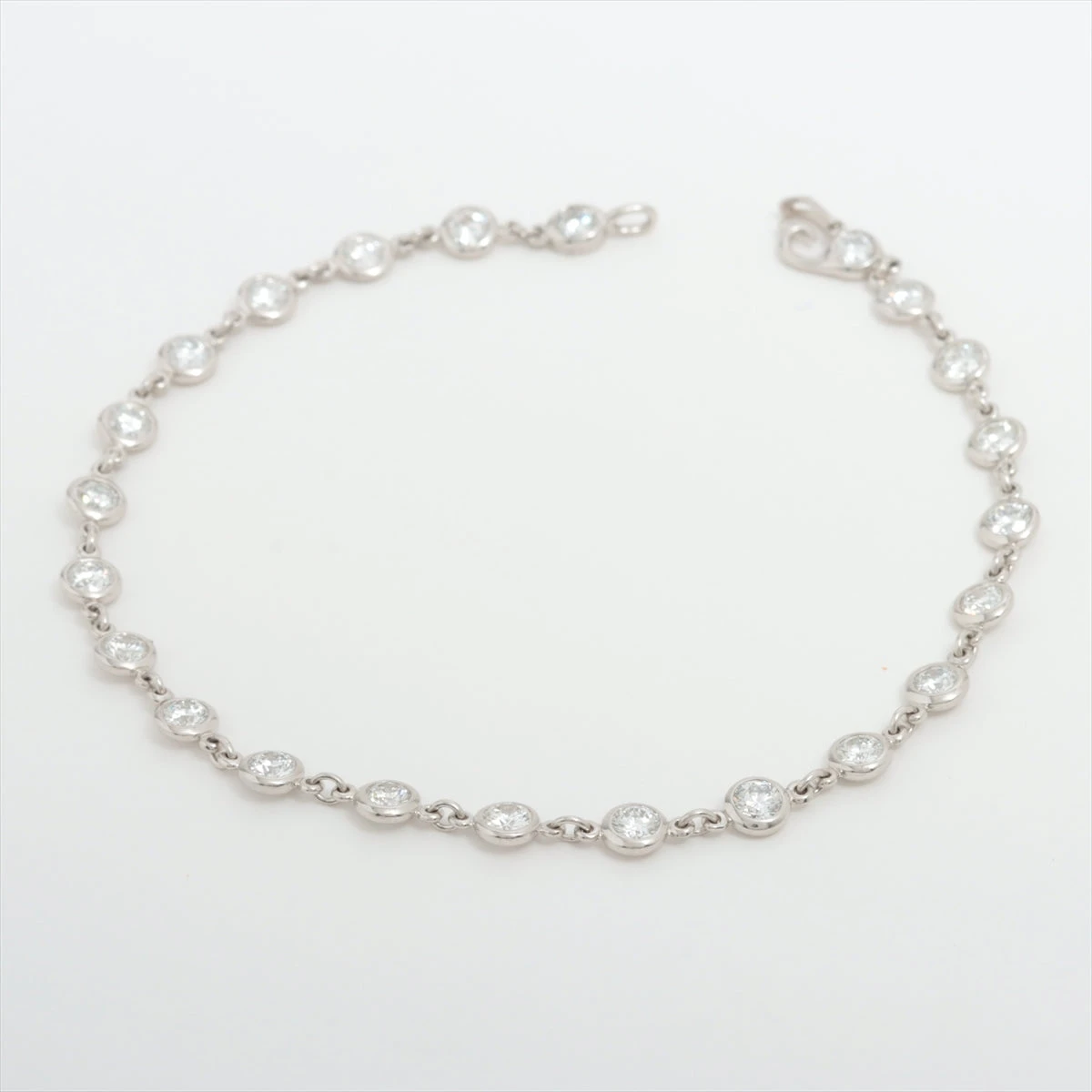 Tiffanyブレスレット　pt950 ティファニー センチメンタルハート ダイヤ ブレスレット Pt950