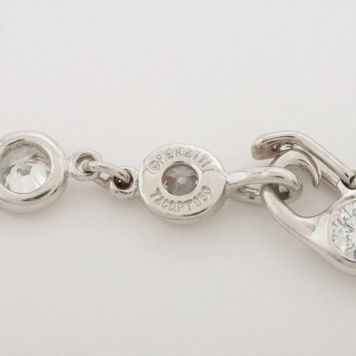 ティファニー ダイヤ ブレスレット Pt950 5.7g 23P YF026138｜中古