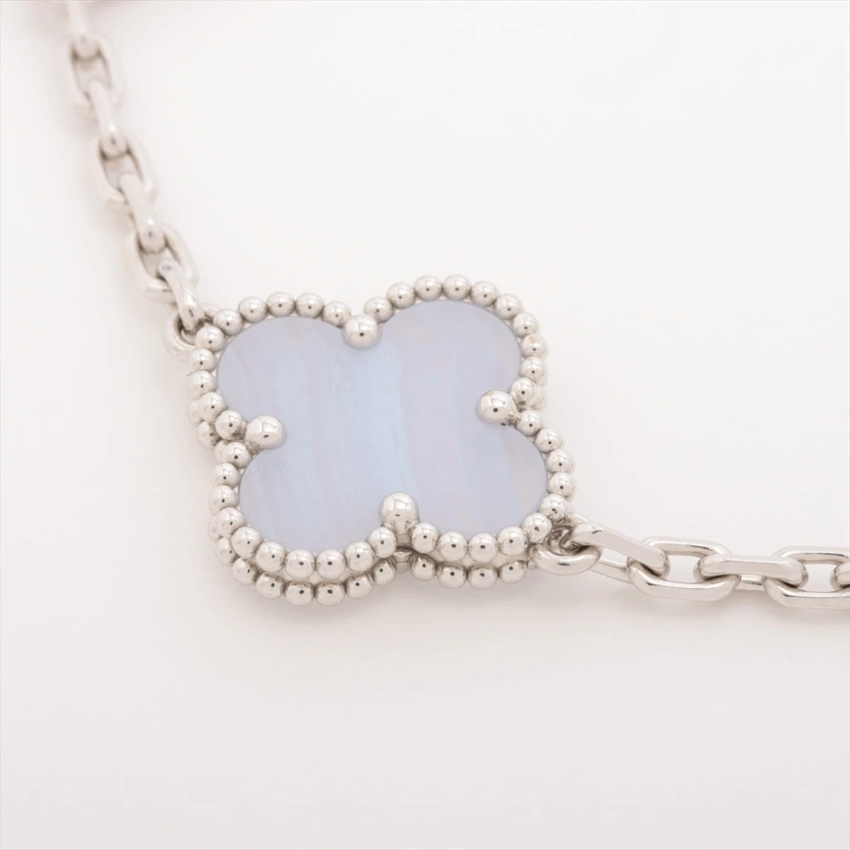 ヴァンクリーフ&アーペル ヴィンテージアルハンブラ 5P カルセドニー