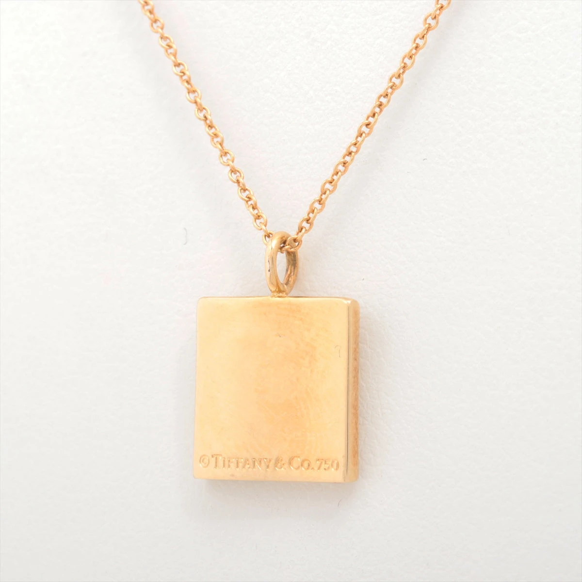 ティファニーノーツスクエアネックレス ティファニー(TIFFANY＆CO)ティファニー ノーツ スクエア