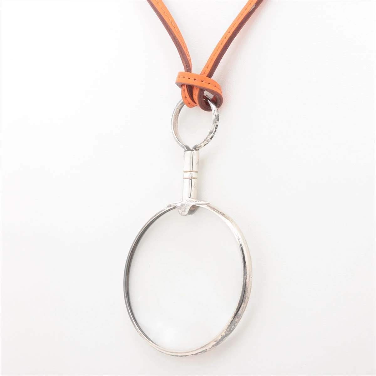 【新品・未使用】希少 HERMES エルメス ペンダントコード オレンジ オレンジ系 HERMES(エルメス) ネックレス・ペンダント