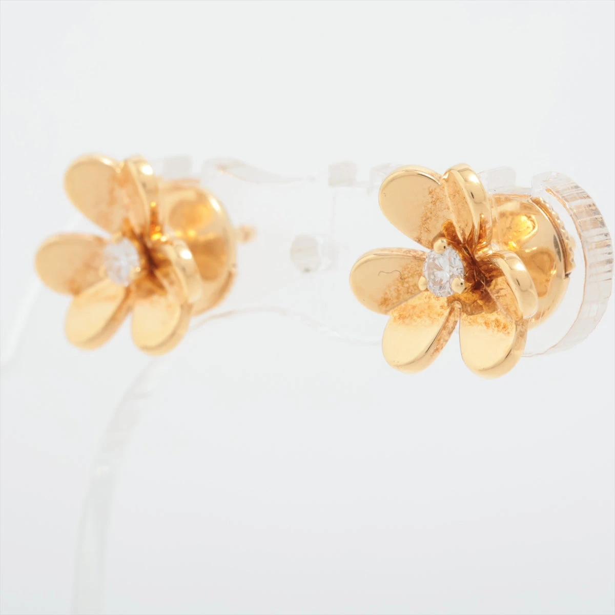 【美品】ヴァンクリーフ＆アーペル）フリヴォル/750YGミニピアス/正規品 Van Cleef ＆ Arpels ヴァンクリーフ＆アーペル & ピアス