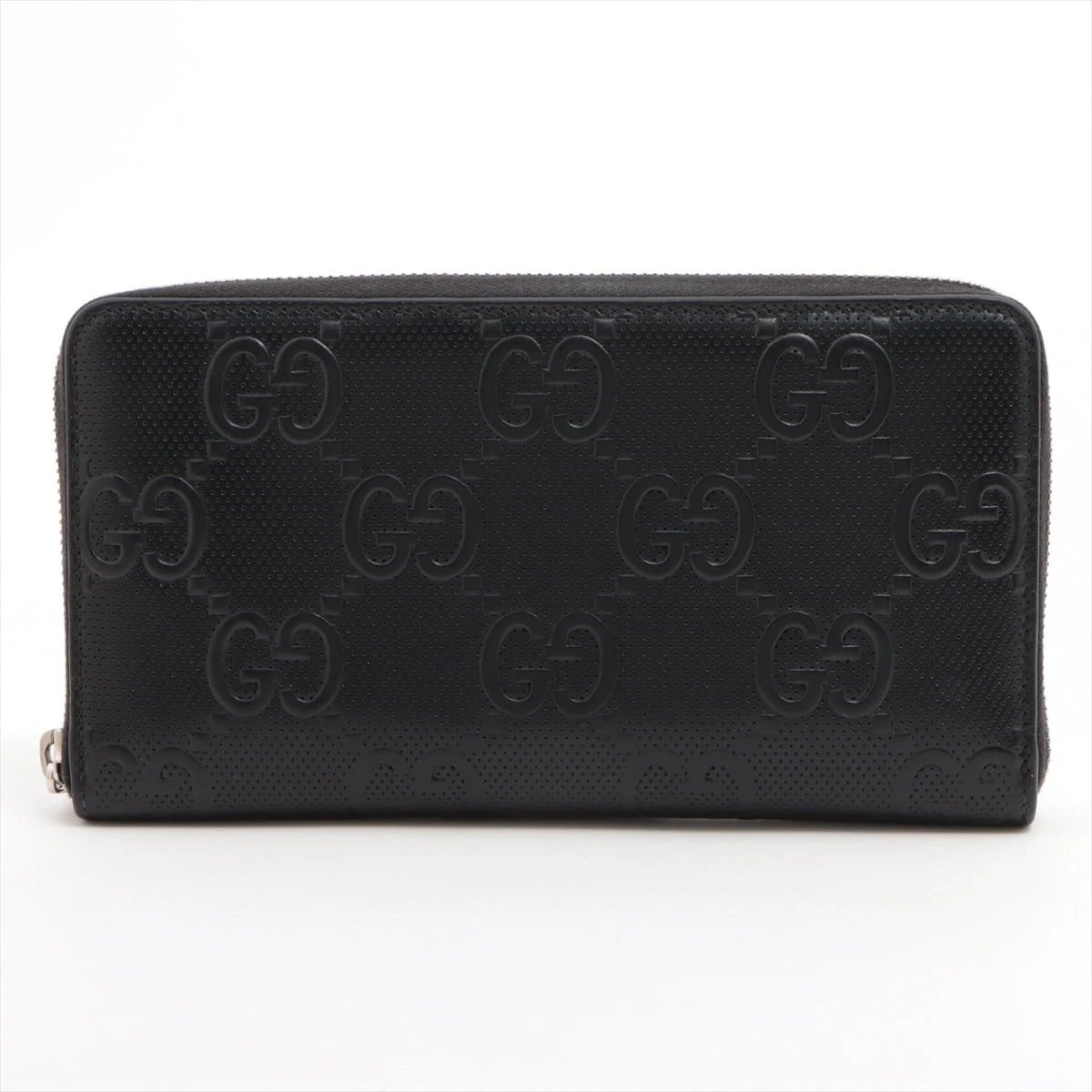 希少】グッチ ラウンドファスナー ターコイズ GG金具 GUCCI レザー