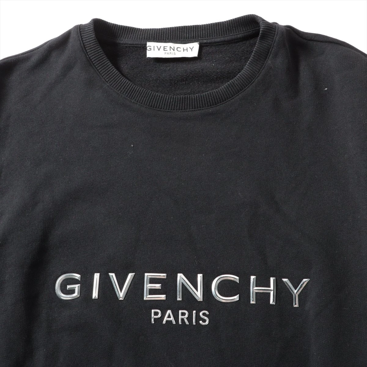 即売品Givenchy ジバンシィ PARIS春秋トレーナースウェットプリント プルオーバー デストロイ加工 黒 パーカー/Ｌ Givenchy（スウェット・トレーナー｜トップス）：メンズ