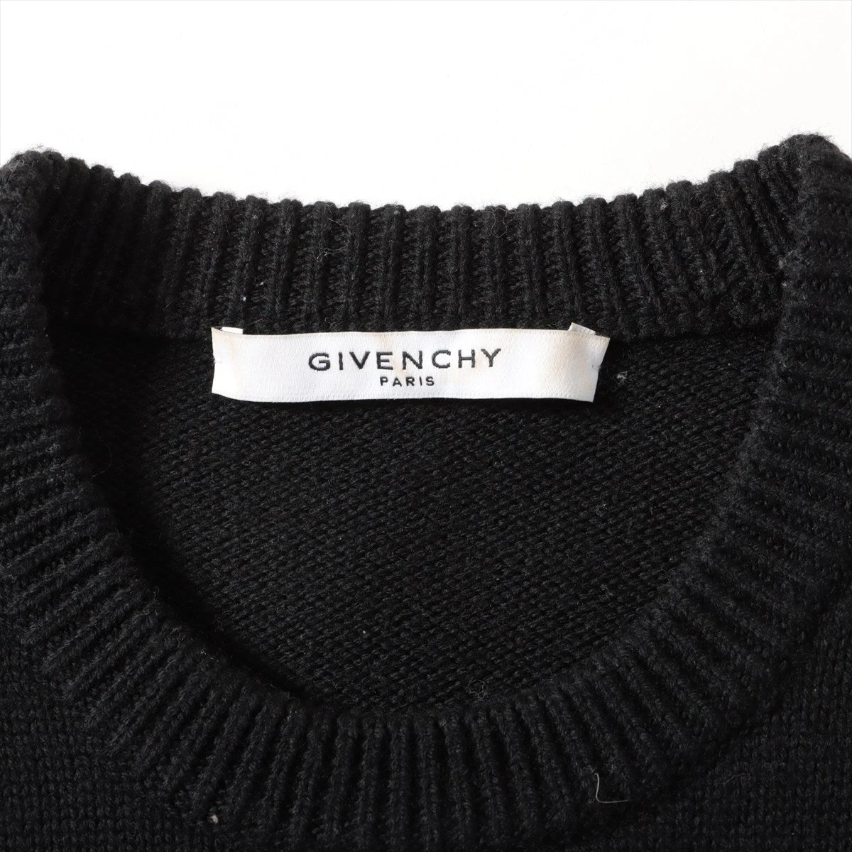 GIVENCHY ジバンシー 18AW BM900G400M ニット　ブラック ジバンシィ 18AW ウール ニット S メンズ ブラック BM900G400M