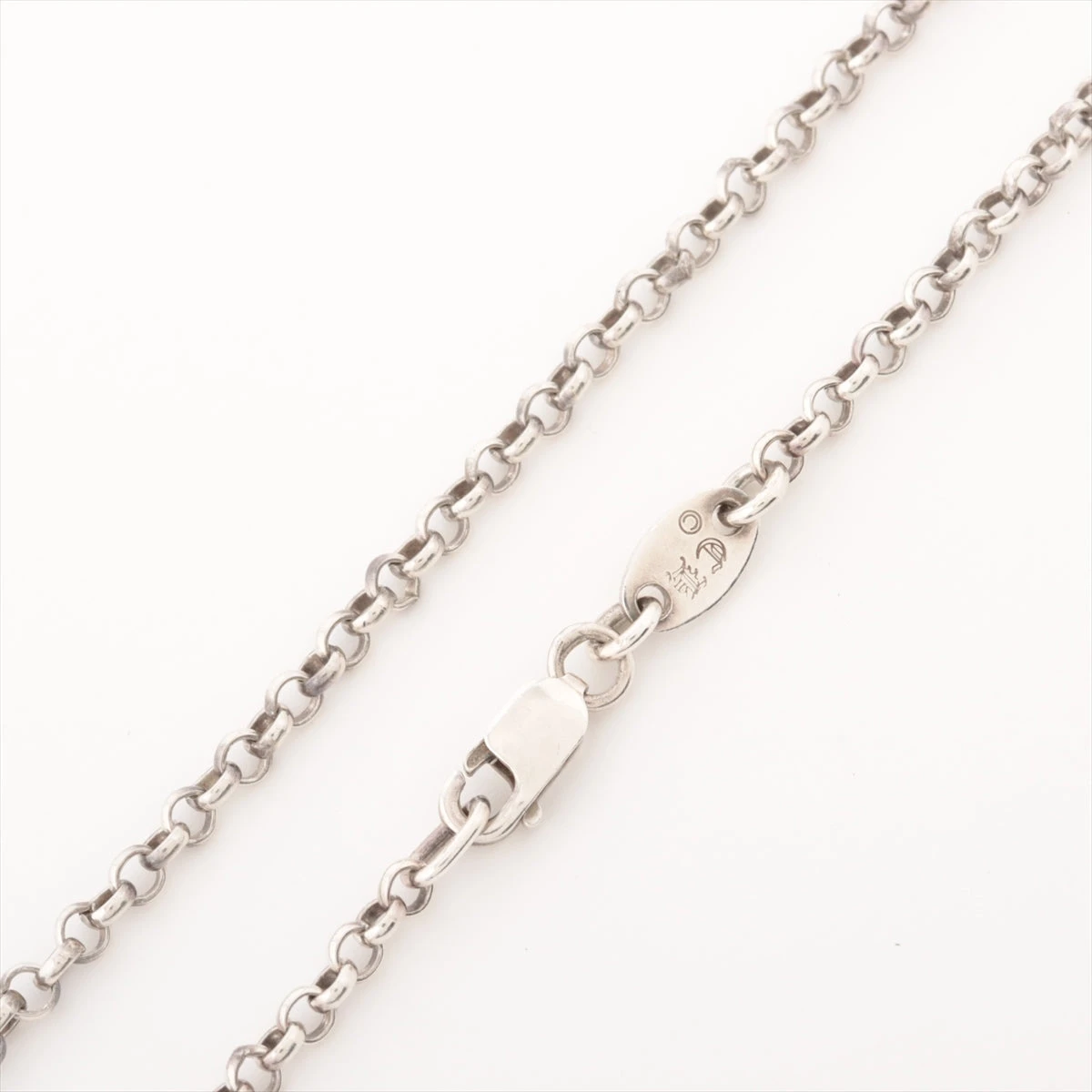 CHROME HEARTS インボイス付きロールチェーン22k不具合あり クロムハーツ 22K 金 ロールチェーン ゴールド 20 インチ 50 CM