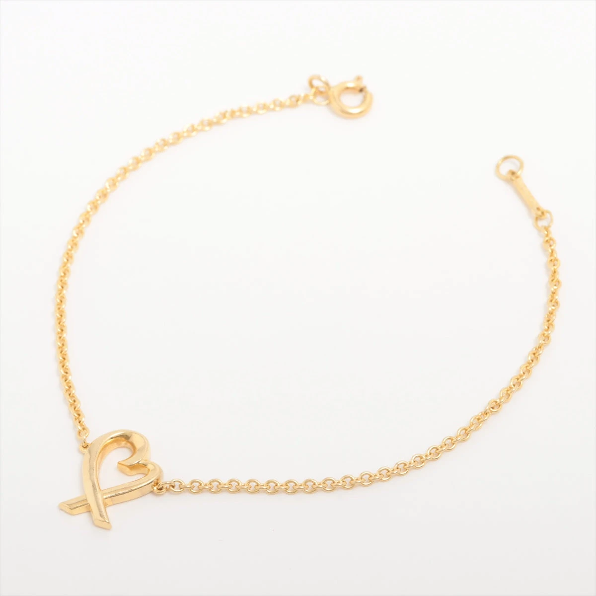 ティファニー ラビングハート ブレスレット 750(YG) 2.4g UP009168  